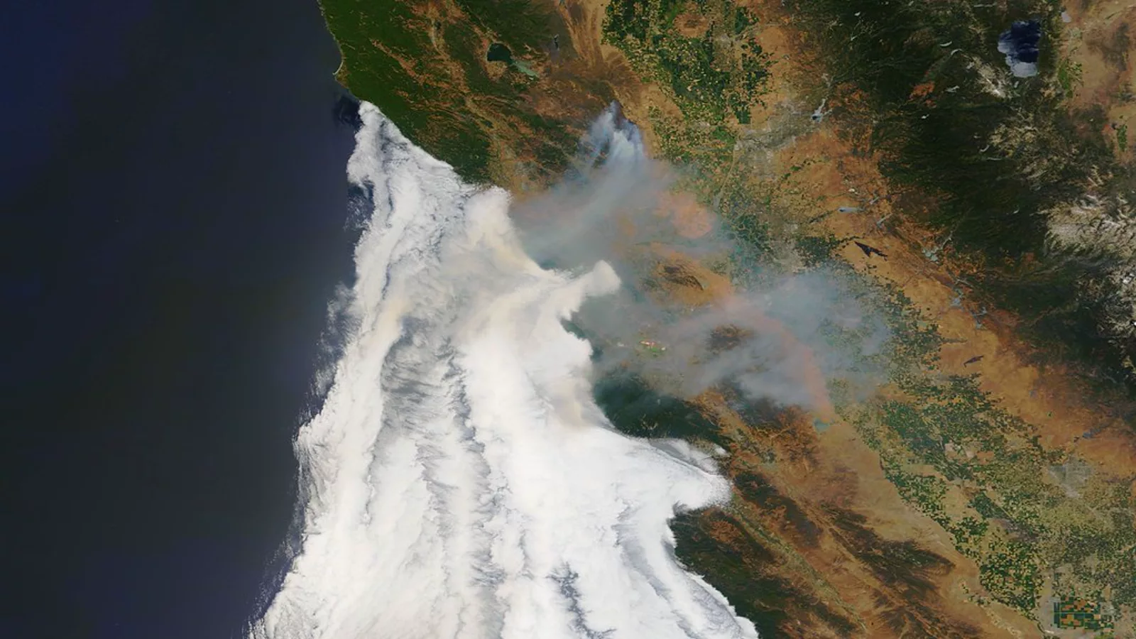 Wildfire in Northern California. Ilustracija uz vest: Modularni AI za požare razdvaja vetar, teren i istorijske primere da bi prognoza bila proverljivija