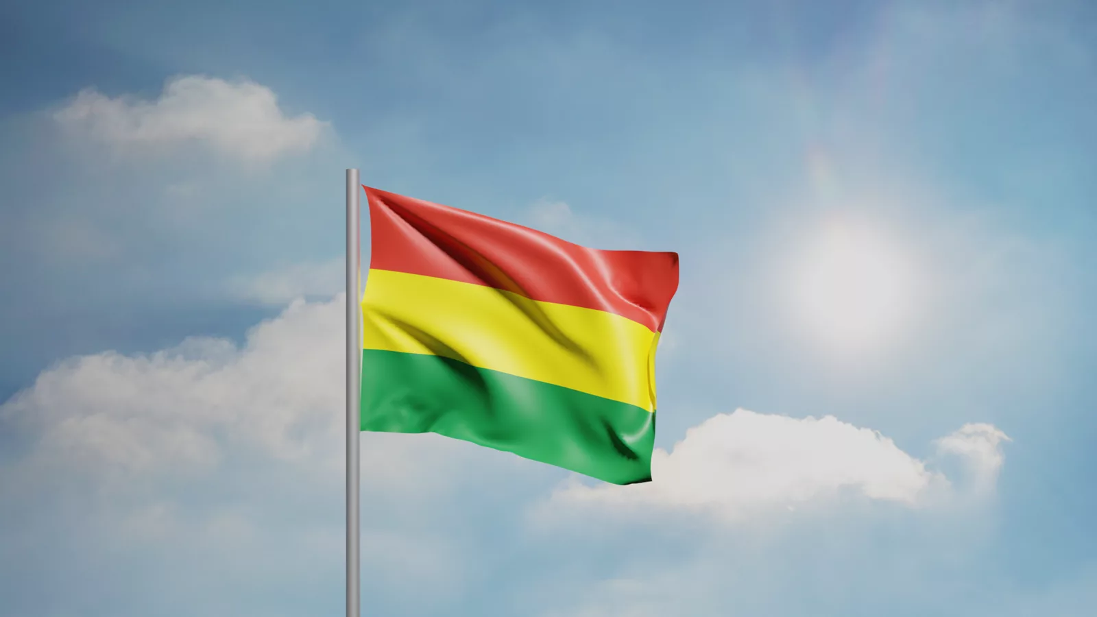 CGI Bolivia Flag II.png. This is the flag of the Plurinational State of Bolivia, made in CGI.. Ilustracija uz vest: Đurić u Njujorku razgovarao sa šefom diplomatije Bolivije