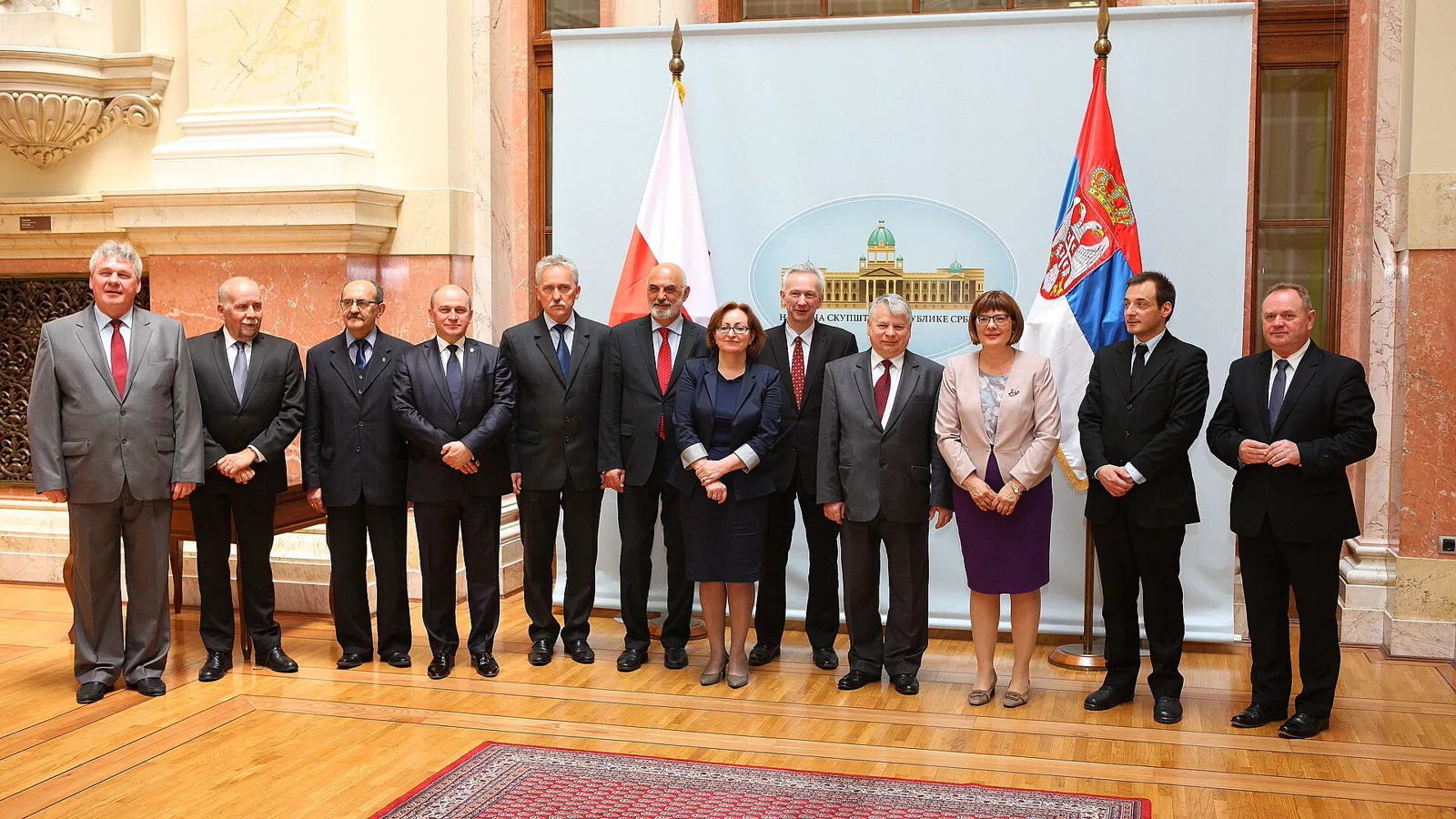 Fotografija: National Assembly of Serbia Senate of Poland delegation.JPG. Ilustracija uz vest: RIK proglasio izbornu listu "Ivica Dačić – faktor stabilnosti"