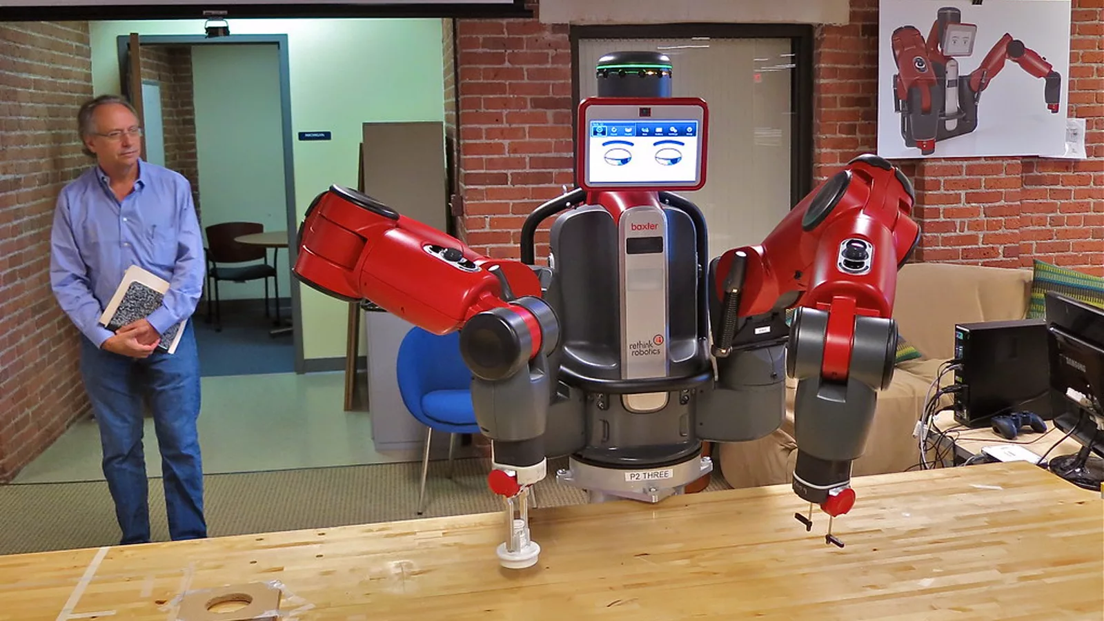 Rethink Robotics — Brooks and Baxter. Ilustracija uz vest: Acting in Meters dodaje metričke odnose modelima za preciznu robotsku manipulaciju