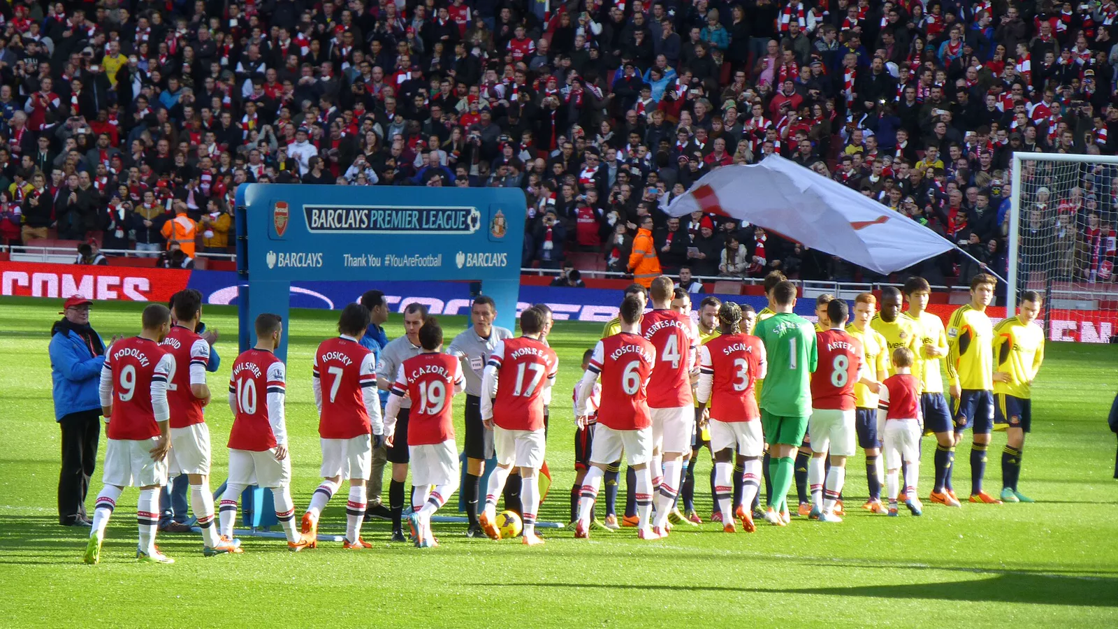 Arsenal protiv Sunderlanda. Fotografija ranijeg međusobnog meča kao tematska ilustracija.