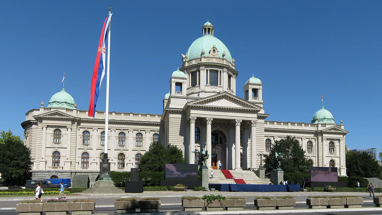 Fotografija: Дом Народне Скупштине Србије.jpg. Ilustracija uz vest: Dimitrijević: ODIHR najavio dolazak na izbore, važno zbog integriteta izbornog procesa